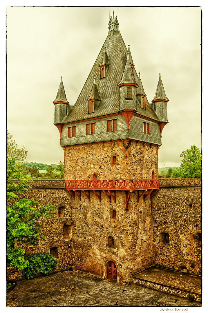 Der Kanzleiturm im Schloss Romrod