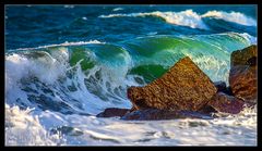 Der Kapha-Stein in der Brandung