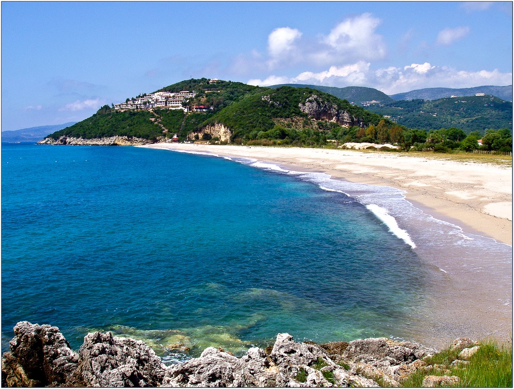 Der Karavostasi Strand Foto & Bild europe, greece, north and