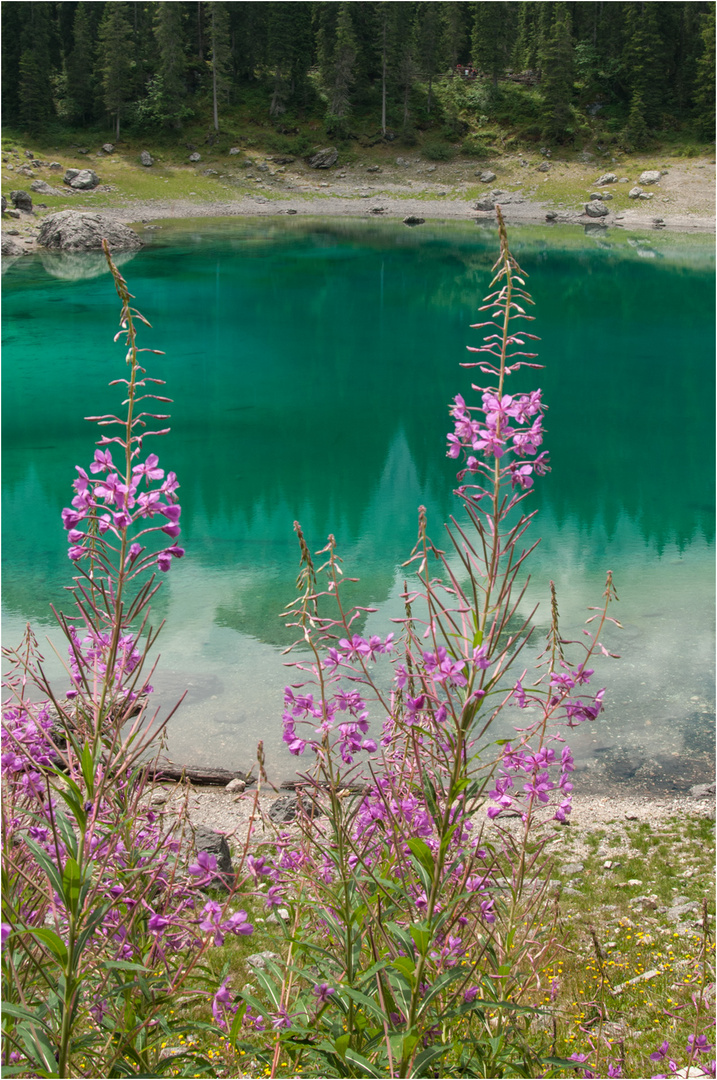 Der Karersee ...