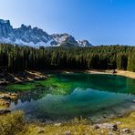 Der Karersee (Lago di Carezza) ... ein Naturdenkmal