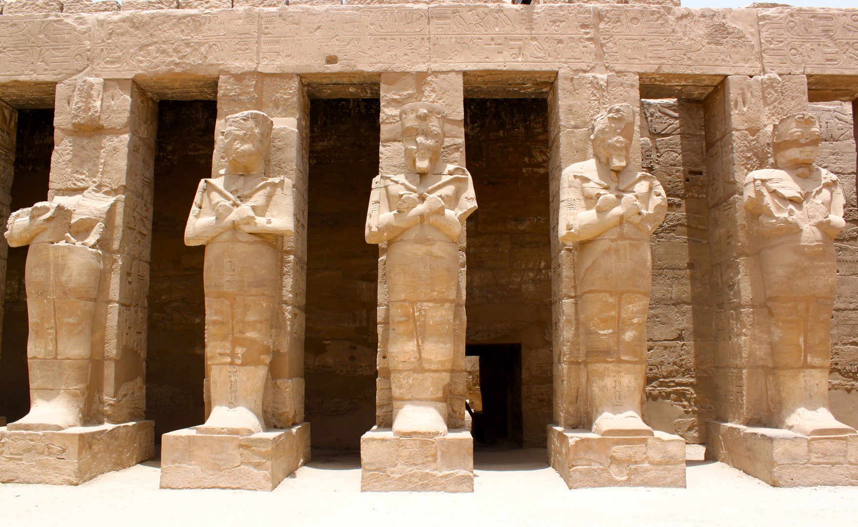 Der Karnak Tempel in Luxor (Ägypten)