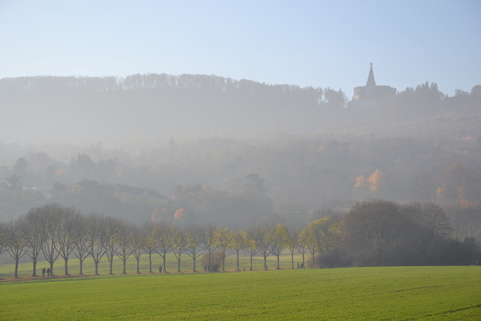 Der Kasseler Herkules an einem herbstlichen Novembernachmittag