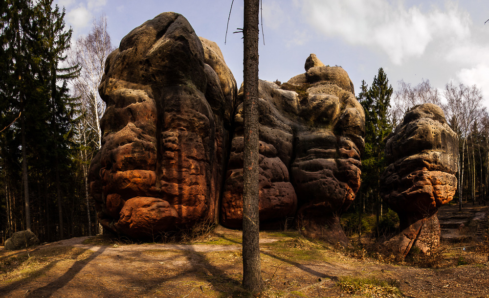 Der Kelchstein im Zittauer Gebirge