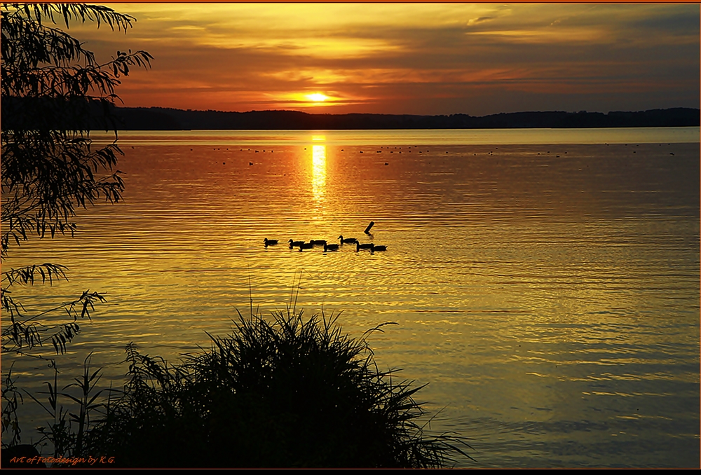 Der Kellersee am Abend....