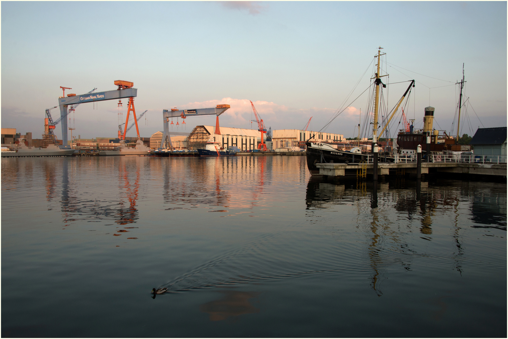 Der Kieler Hafen