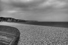 Der Kiesstrand von Fecamp!