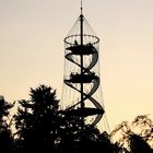 Der Killesbergturm im Abendlicht