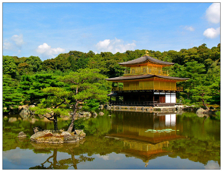 Der Kinkakuji in Kyoto "Goldener Pavillon" Foto & Bild asia, japan