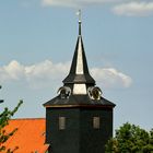 Der Kirchturm der Kirche in Salzderhelden / Einbeck .