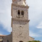 Der Kirchturm in der Altstadt in Krk auf Krk