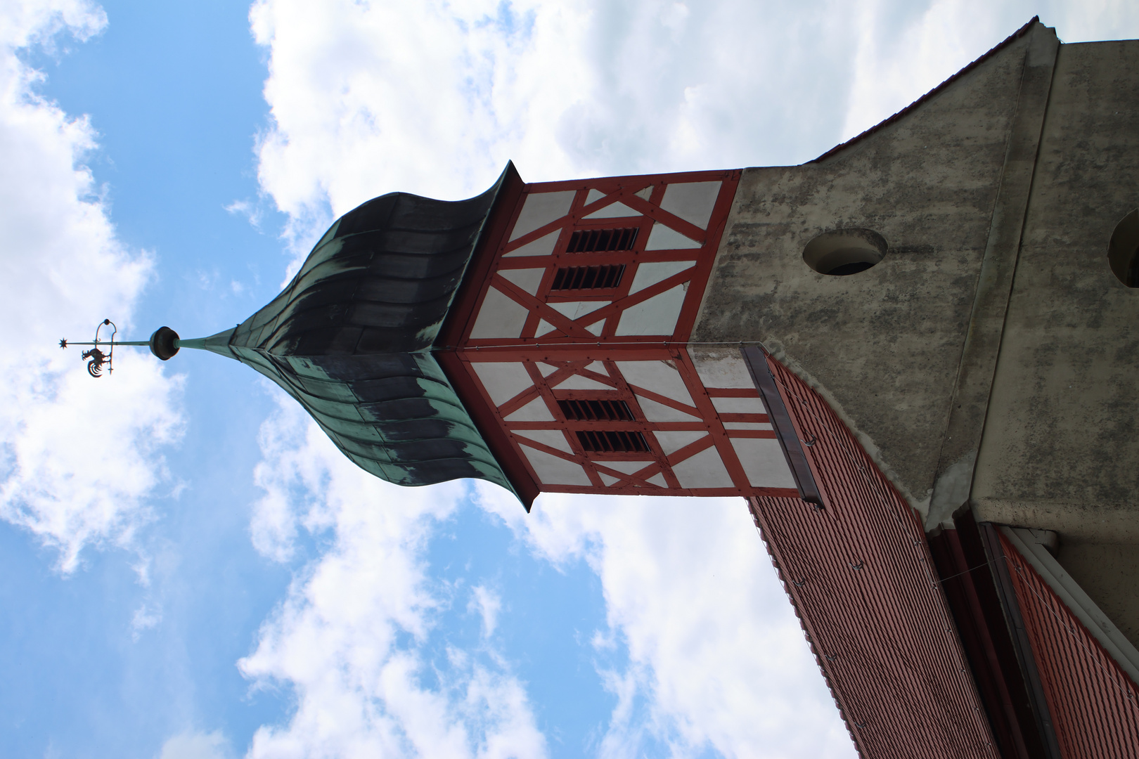 Der Kirchturm in Medewitz