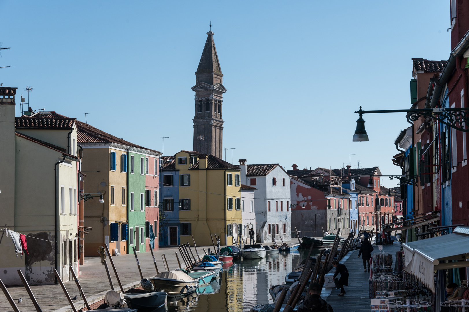 Der Kirchturm von Burano