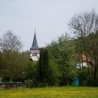 Der Kirchturm von Gronau