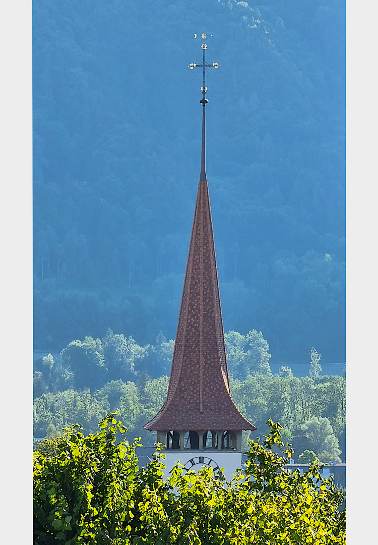 Der Kirchturmhelm von Münsingen