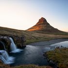 der Kirkjufell im Abendlicht