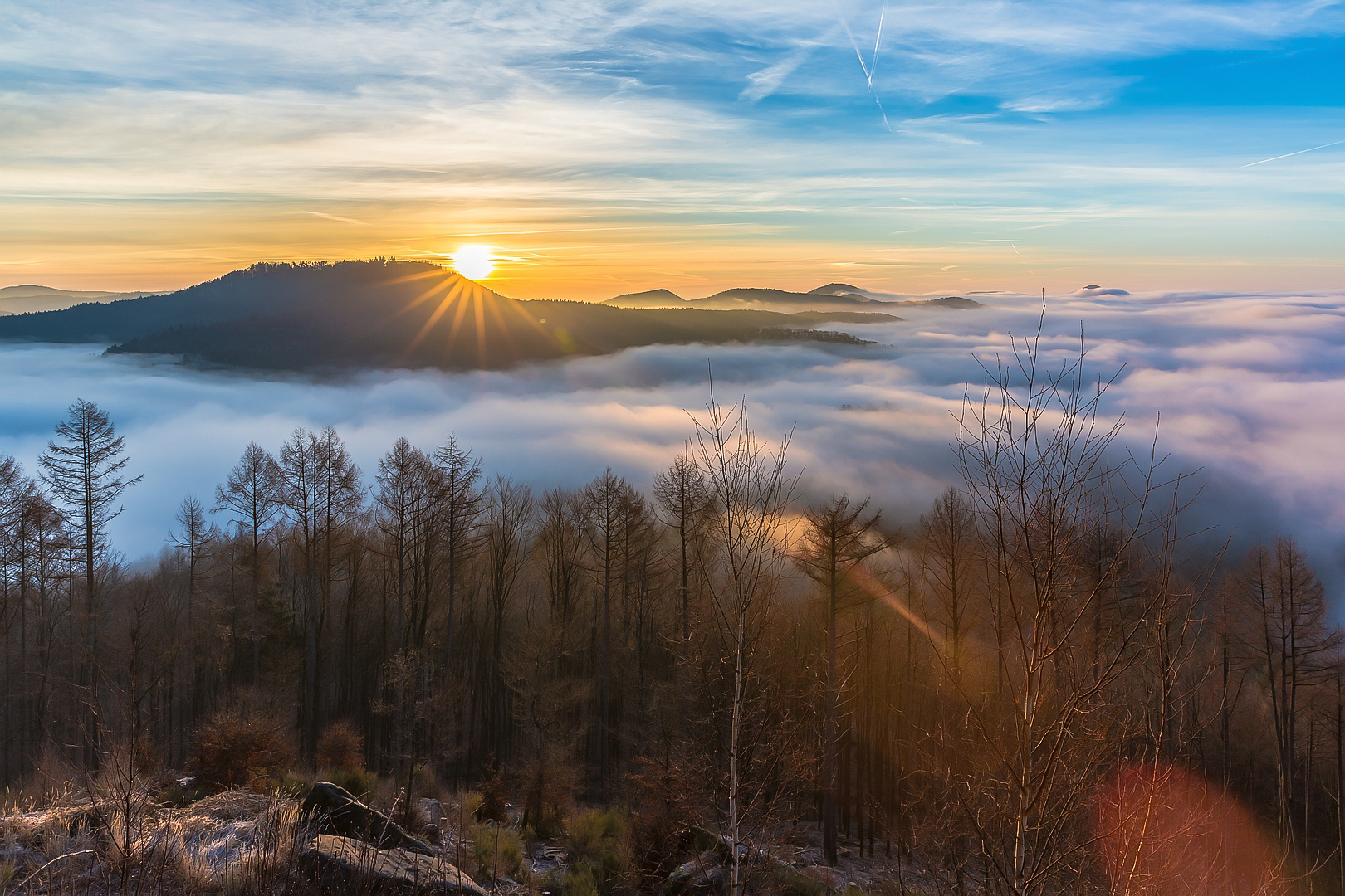 Der Kirschfelsen von seiner besten Seite