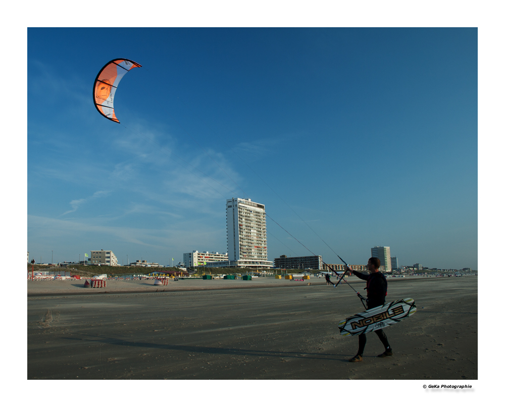 der Kite-Surfer