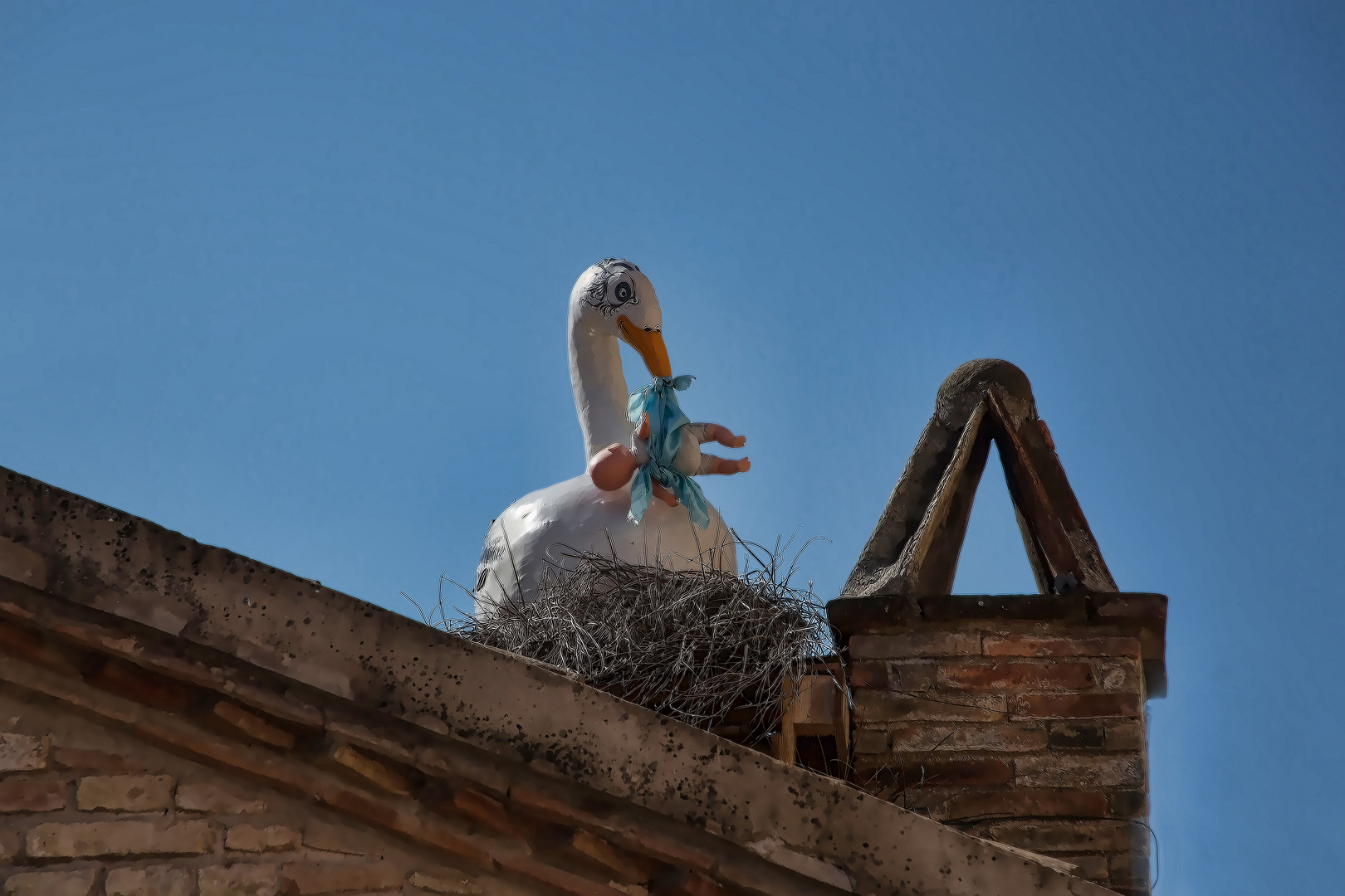 Der 'Klapperstorch' war da...