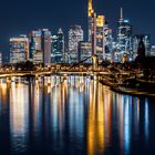 Der Klassiker bei Nacht die Skyline Frankfurt