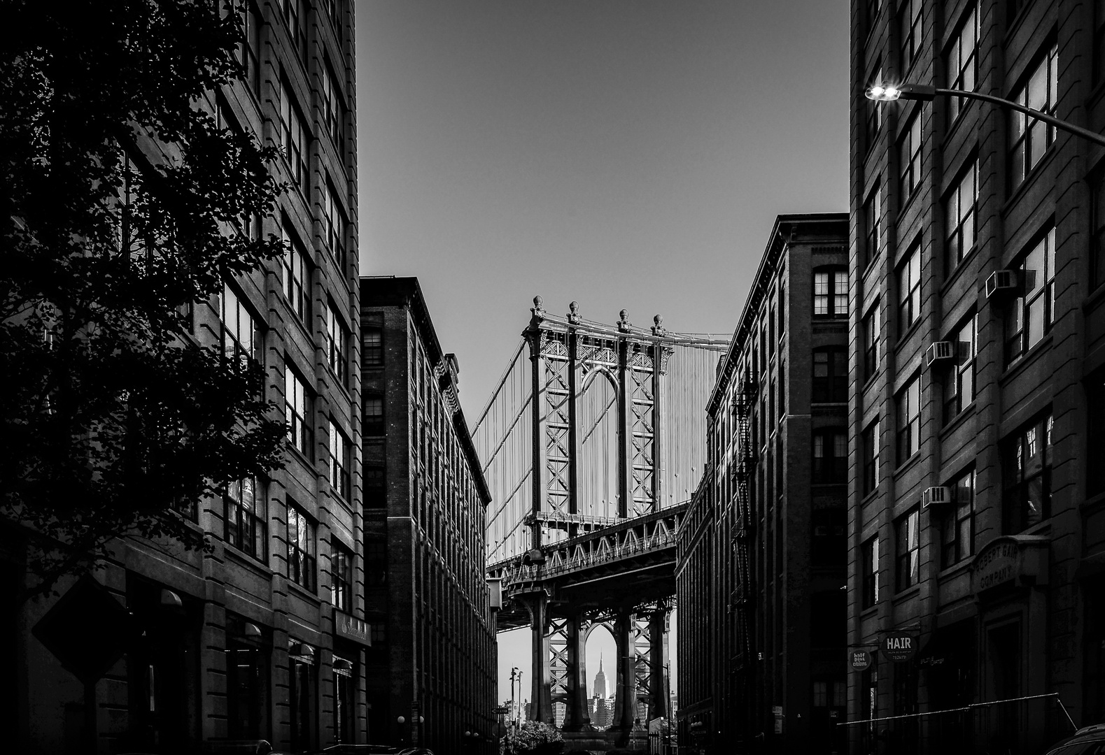 Der Klassiker : Brooklyn-View - Manhattan Bridge