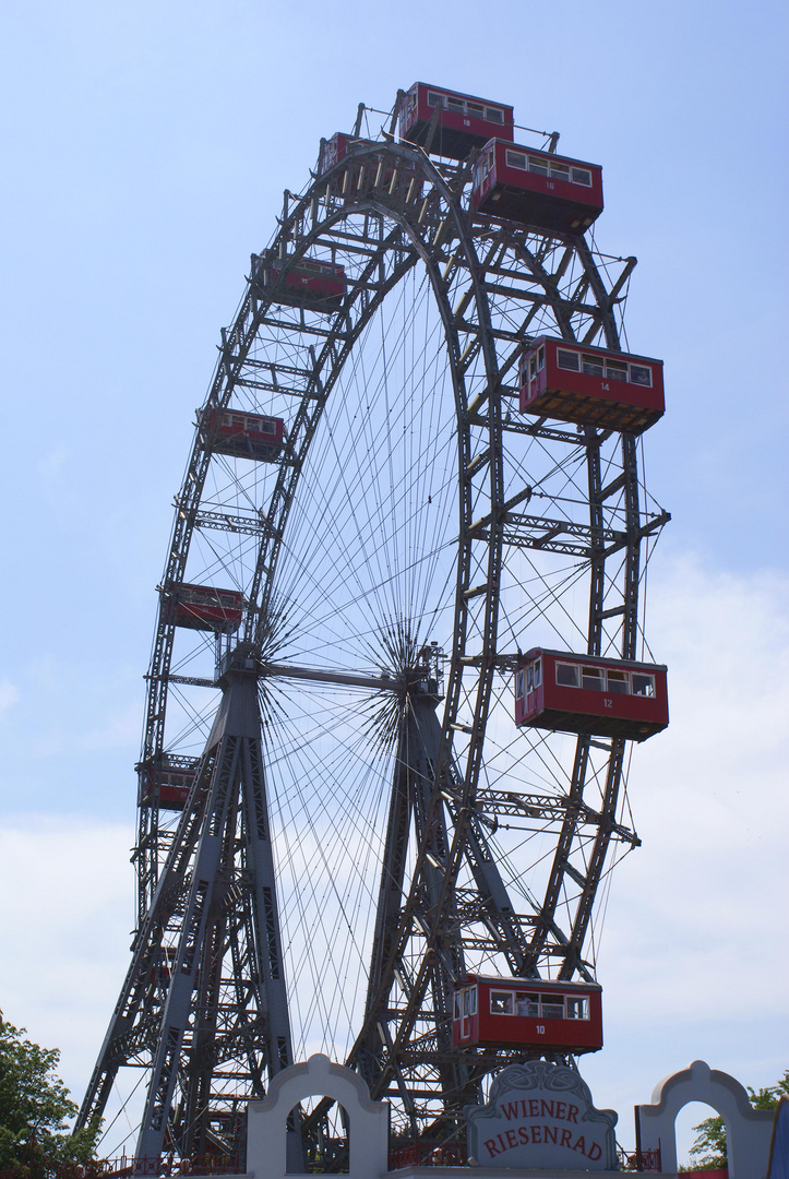 Der Klassiker: Das Riesenrad im Wiener Wurstelprater