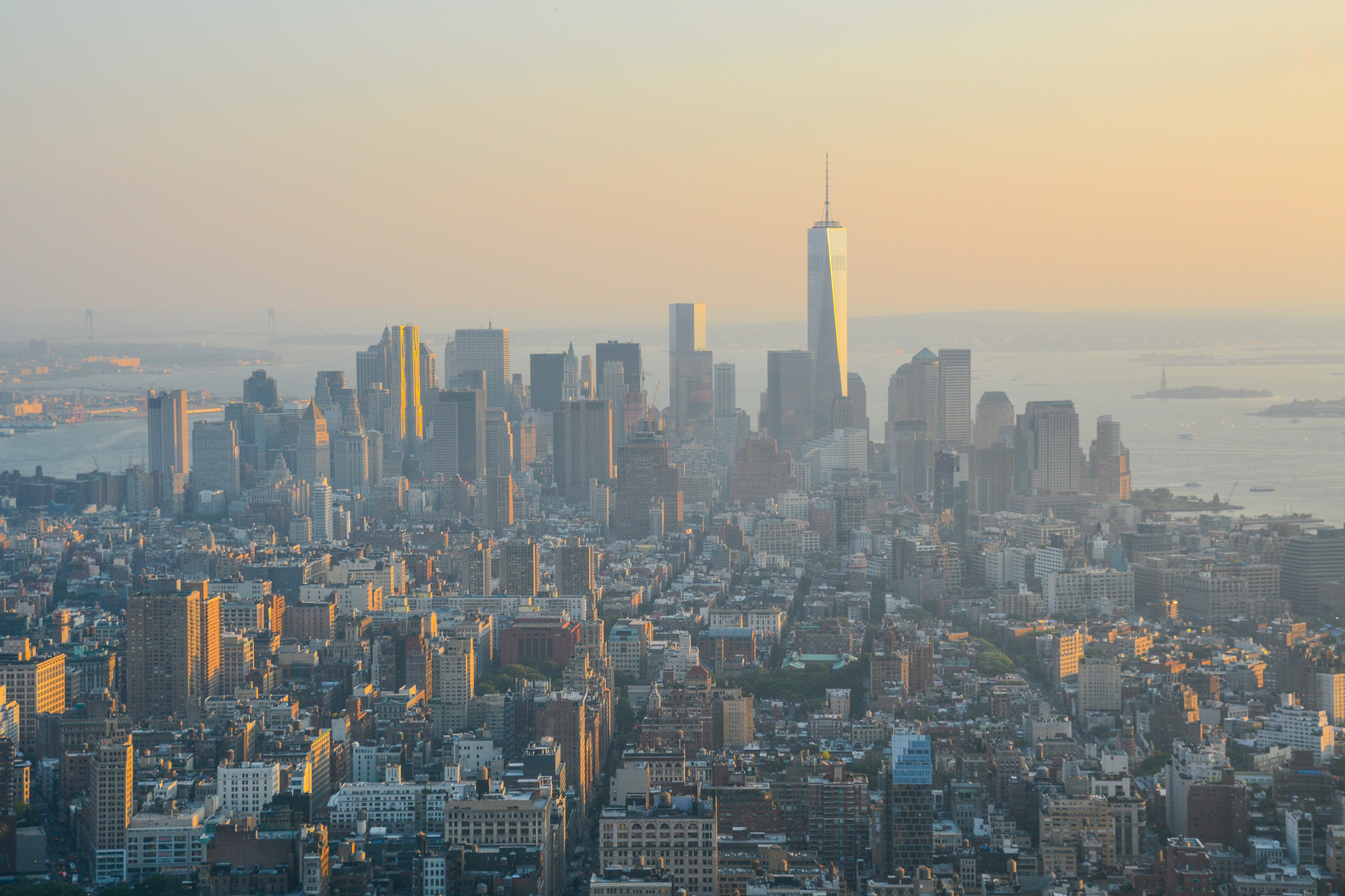 Der Klassiker: Downtown mit dem neuen One World Trade Center