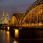 Der Klassiker - Hohenzollernbrücke mit Dom