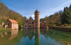 Der Klassiker: Postkartenansicht vom Wasserschloss...