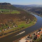 Der Klassiker von der Festung Königstein mit Blick zum Lilienstein  neu bearbeitet...