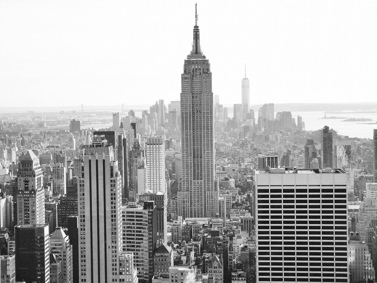 der "klassische Blick" vom Rockefeller Center auf BIg Apple