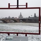 Der klassische Canalettoblick auf Dresden