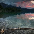 der klein Campingplatz am Kochelsee