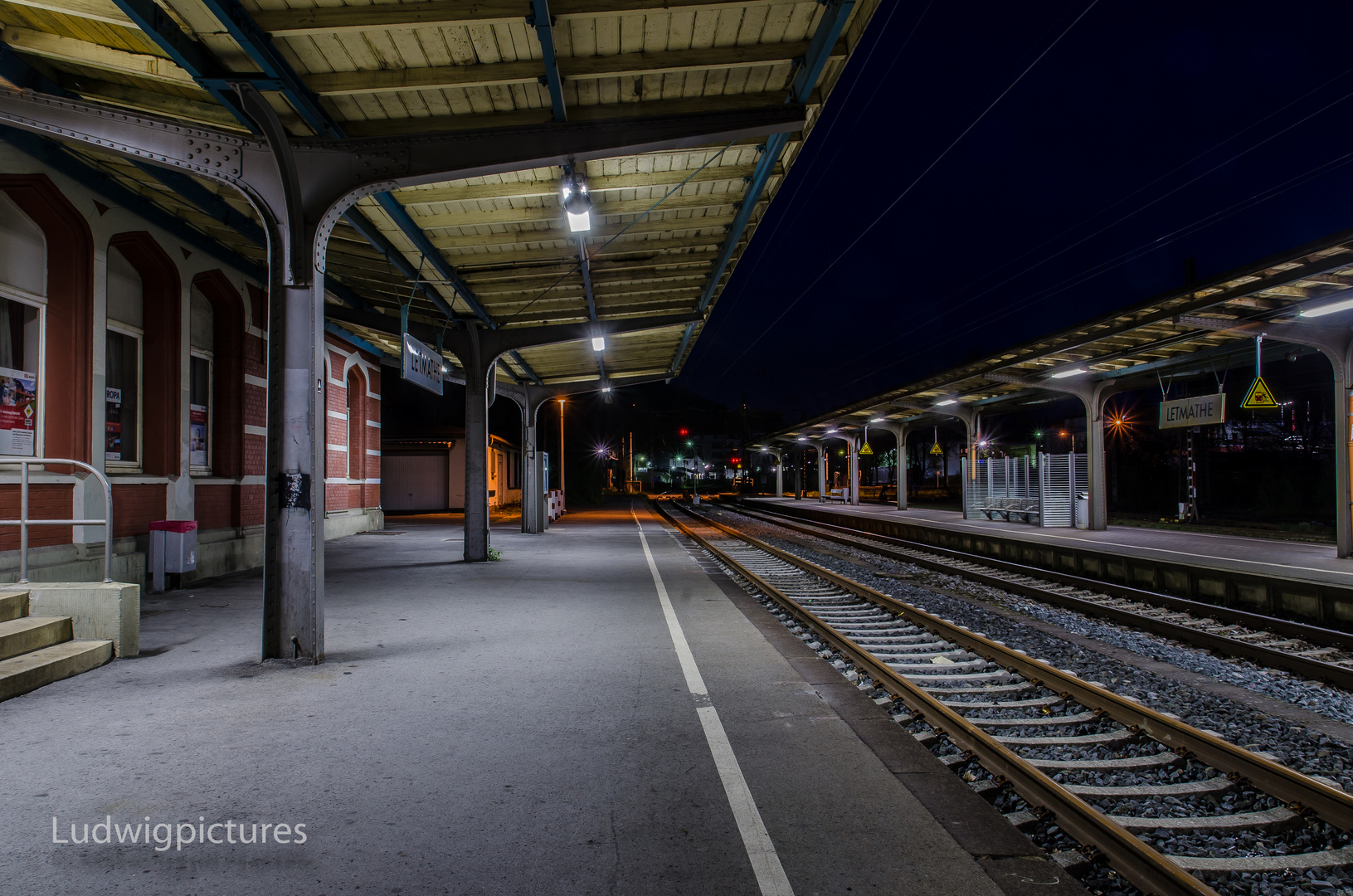 Der kleine Bahnhof in Iserlohn Letmathe