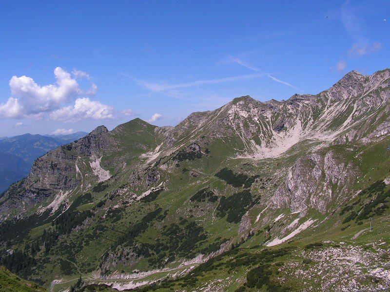 der kleine Berg bei Oberstdorf