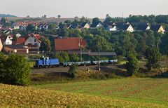 Der kleine blaue Spielzeugzug