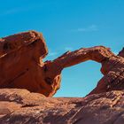 Der kleine Bogen am Arch Rock im Valley of Fire...