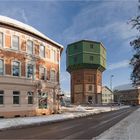 Der kleine dicke Wasserturm in Staßfurt