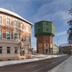 Der kleine dicke Wasserturm in Staßfurt