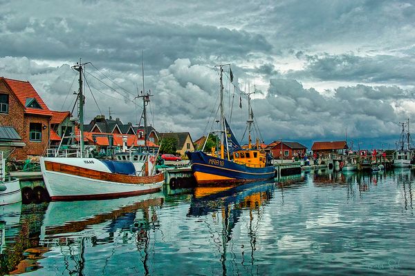 Der kleine Fischereihafen