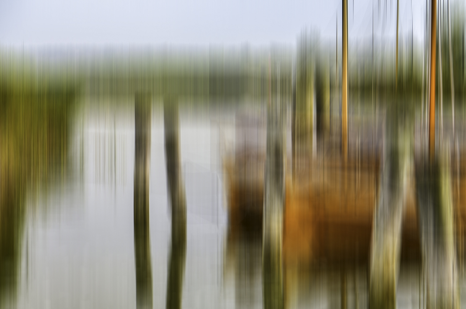 ... der kleine Fischerhafen am Bodden ...