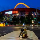 Der kleine Fotograf an der Lanxessarena.