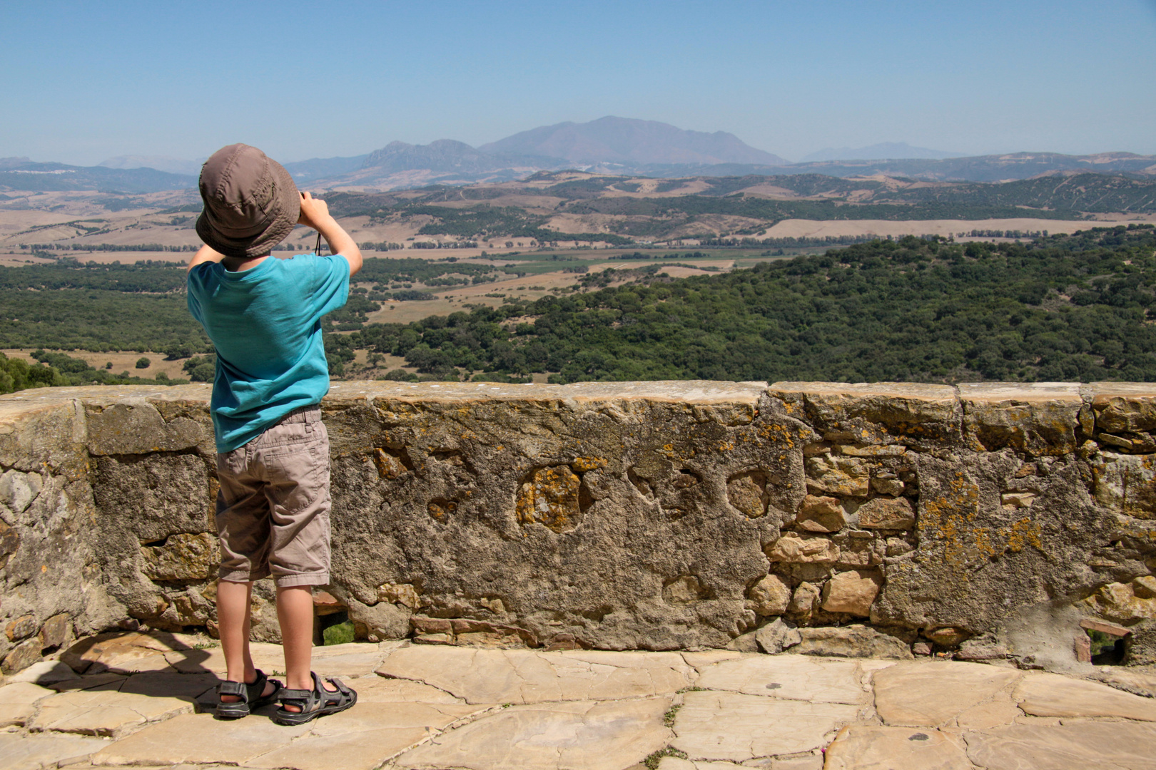 der kleine Fotograf - Ausblick von Castillo de la Frontera ...