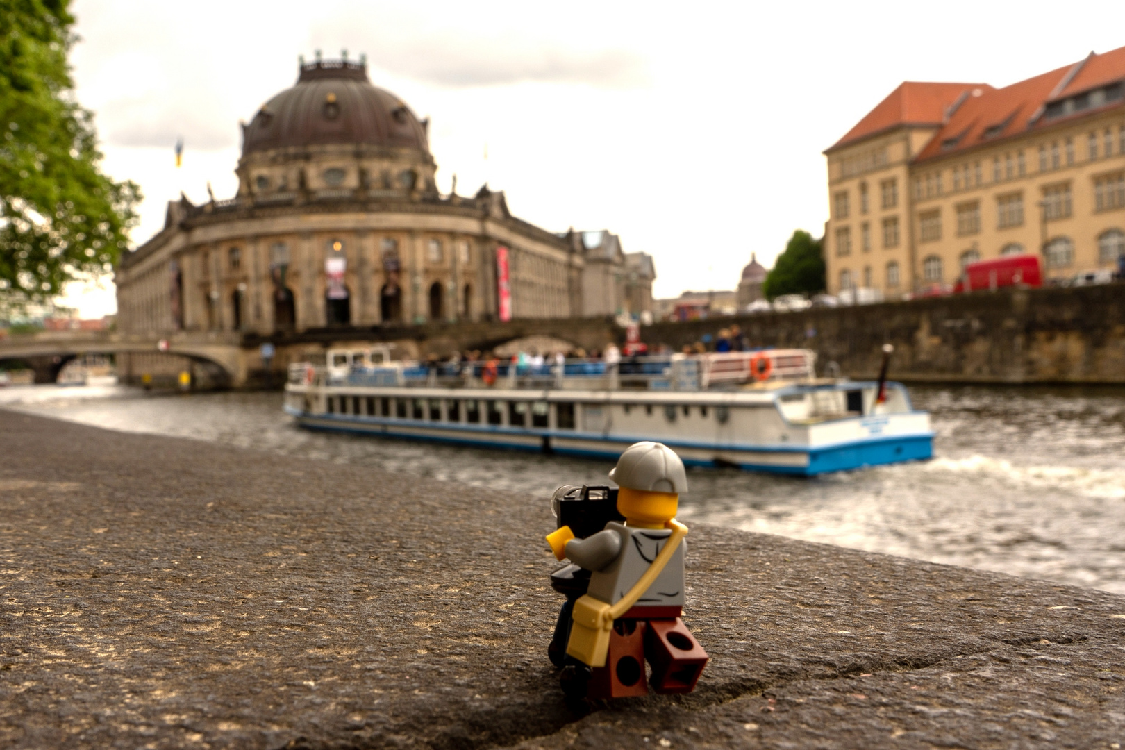 Der kleine Fotograf besucht die Museumsinsel