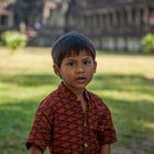 Der kleine Freund in Angkor Wat