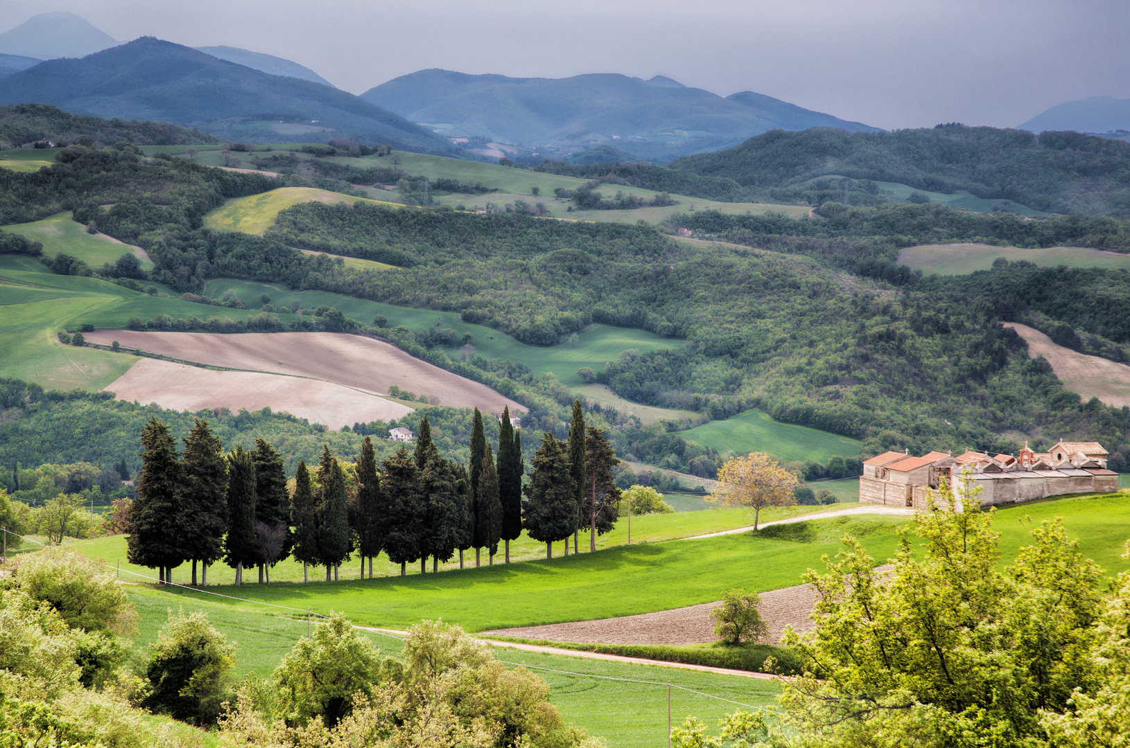 der kleine Friedhof von Monterolo