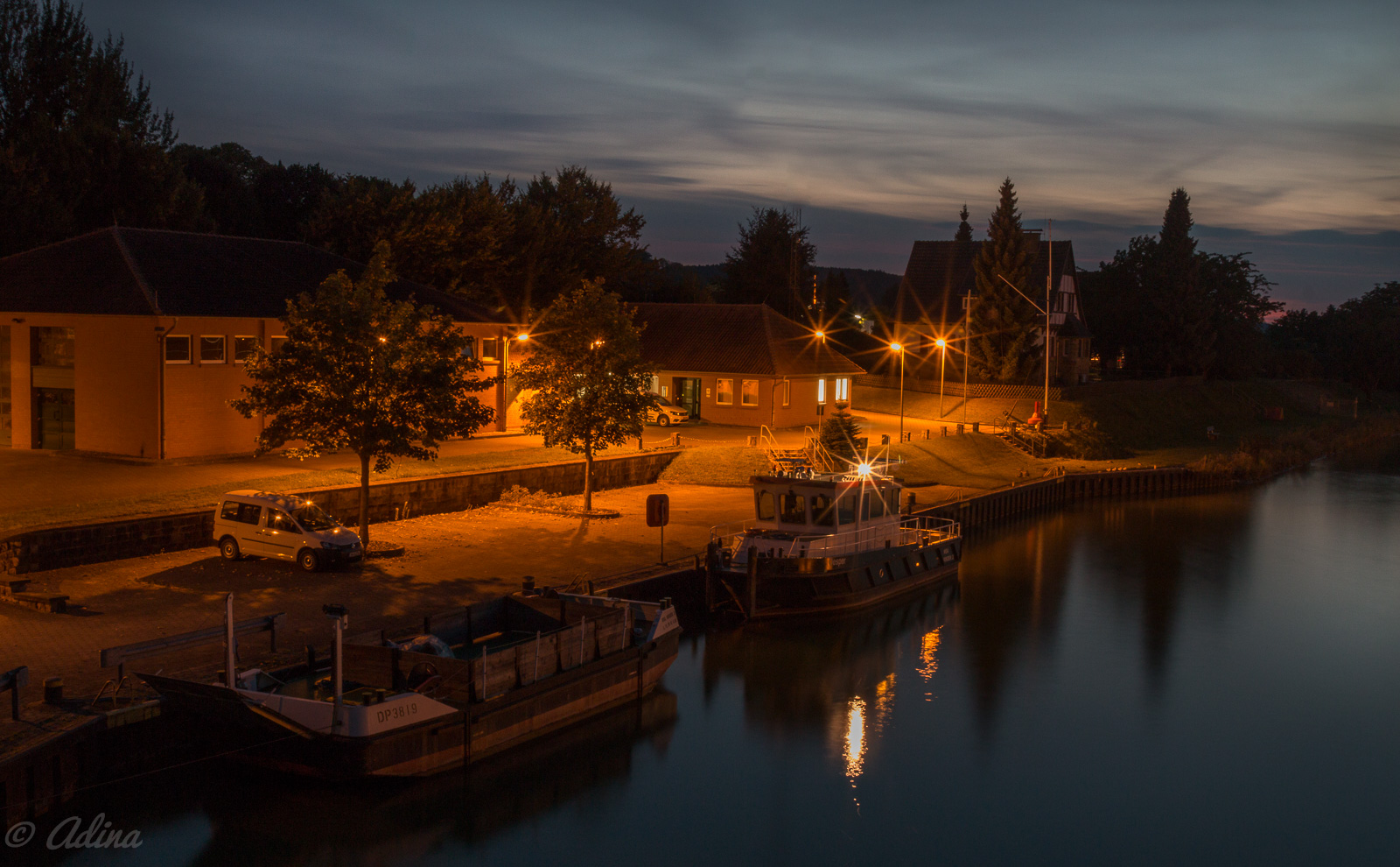 Der kleine Hafen in unserer Straße...