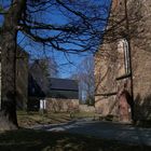 Der kleine Hof vor der Ebersdorfer Kirche