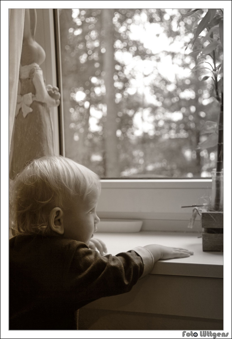 Der kleine Mann am Fenster