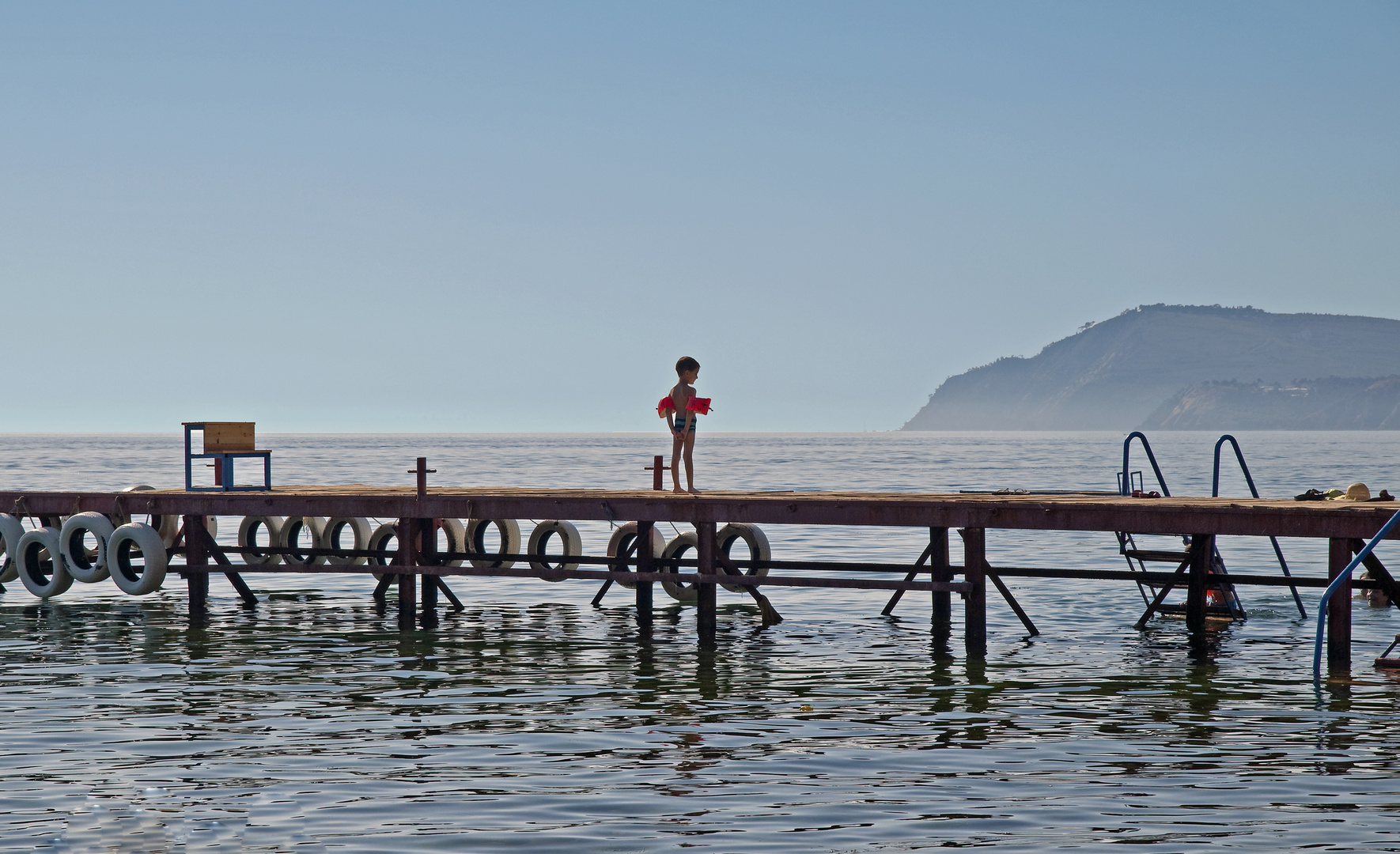 Der kleine Mann und das Meer